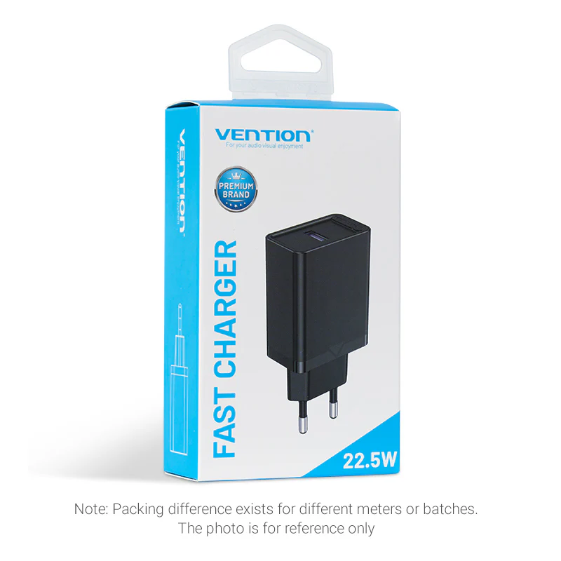 Vention 1-Port USB Wall Charger 22.5W EU-Plug - Image 15