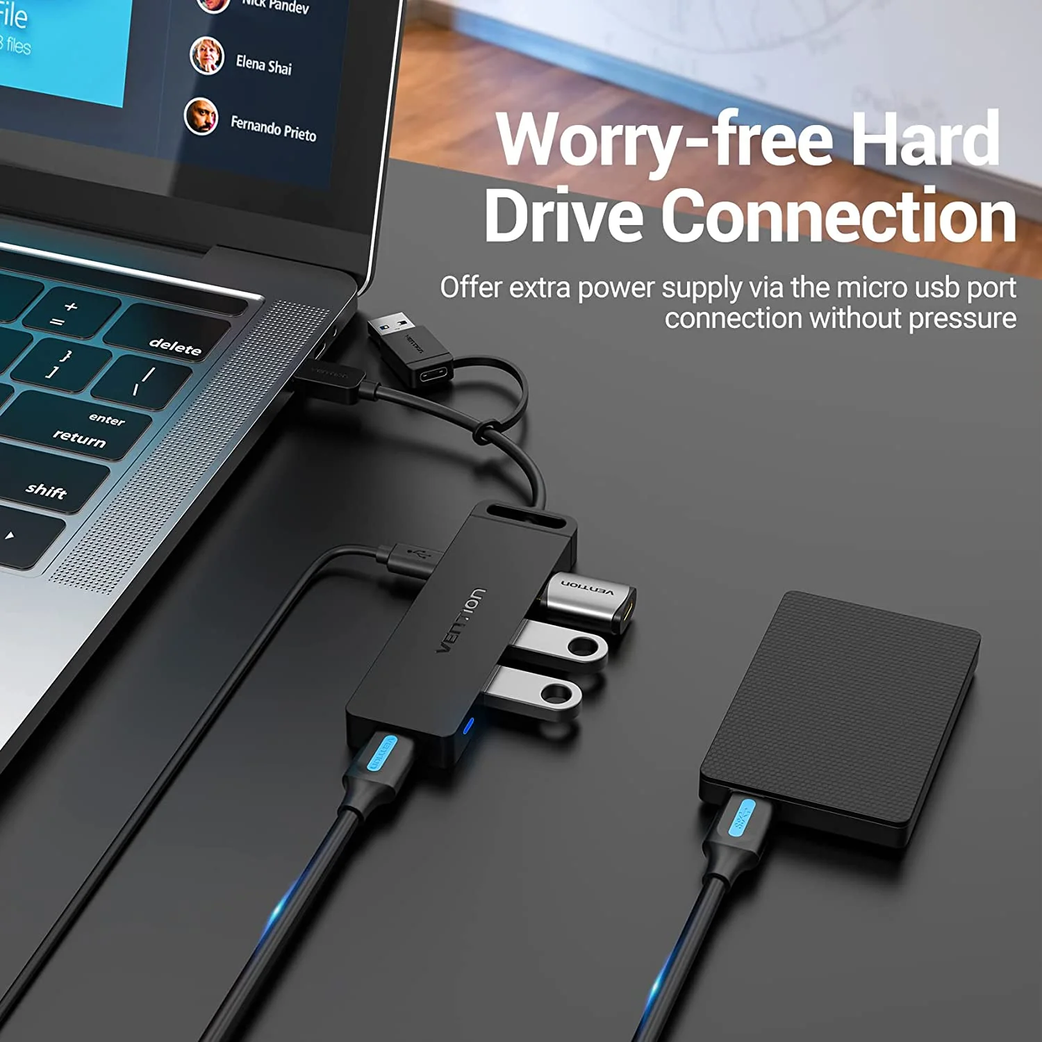 Vention 5-in-1 USB 3.0 Hub - Image 4