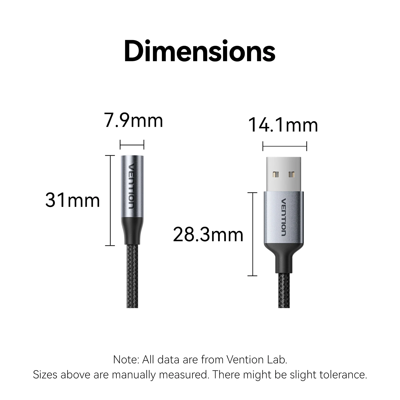 Vention 1-Port USB External Sound Card 0.25M Gray (OMTP-CTIA) - Image 10
