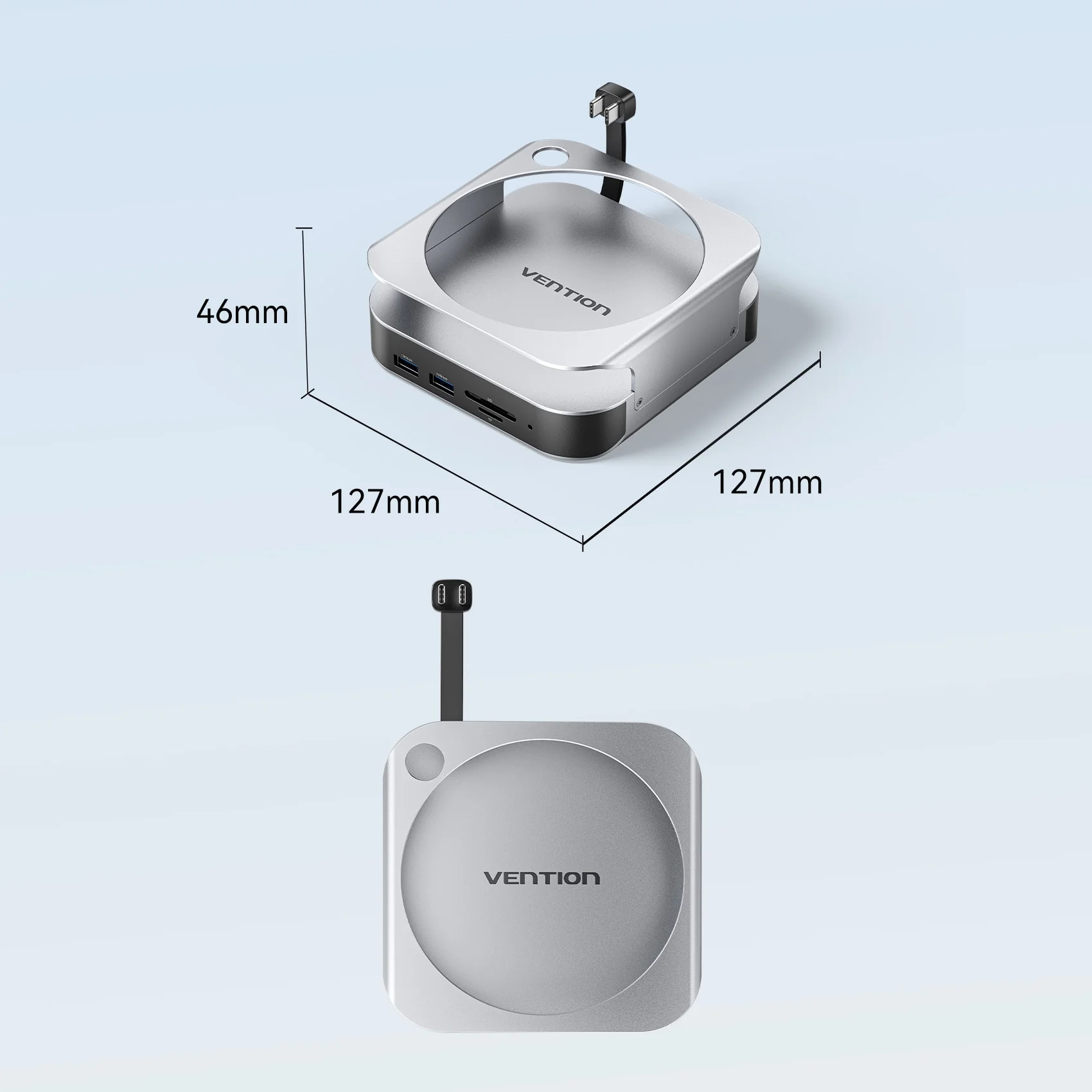 Vention 10-in-1 USB-C Mac mini Docking Station - Image 12