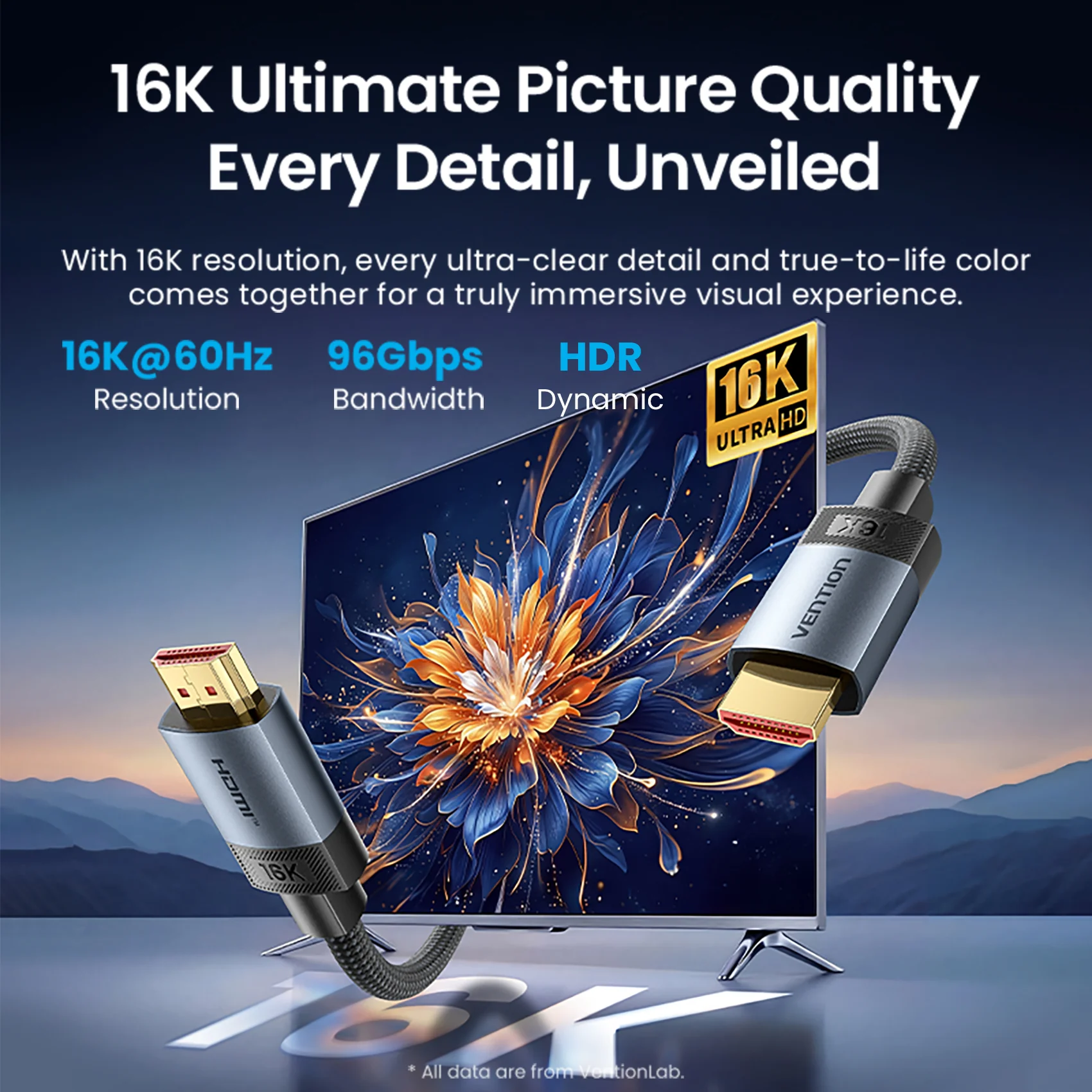 Vention 16K HDMI Cable - Image 4