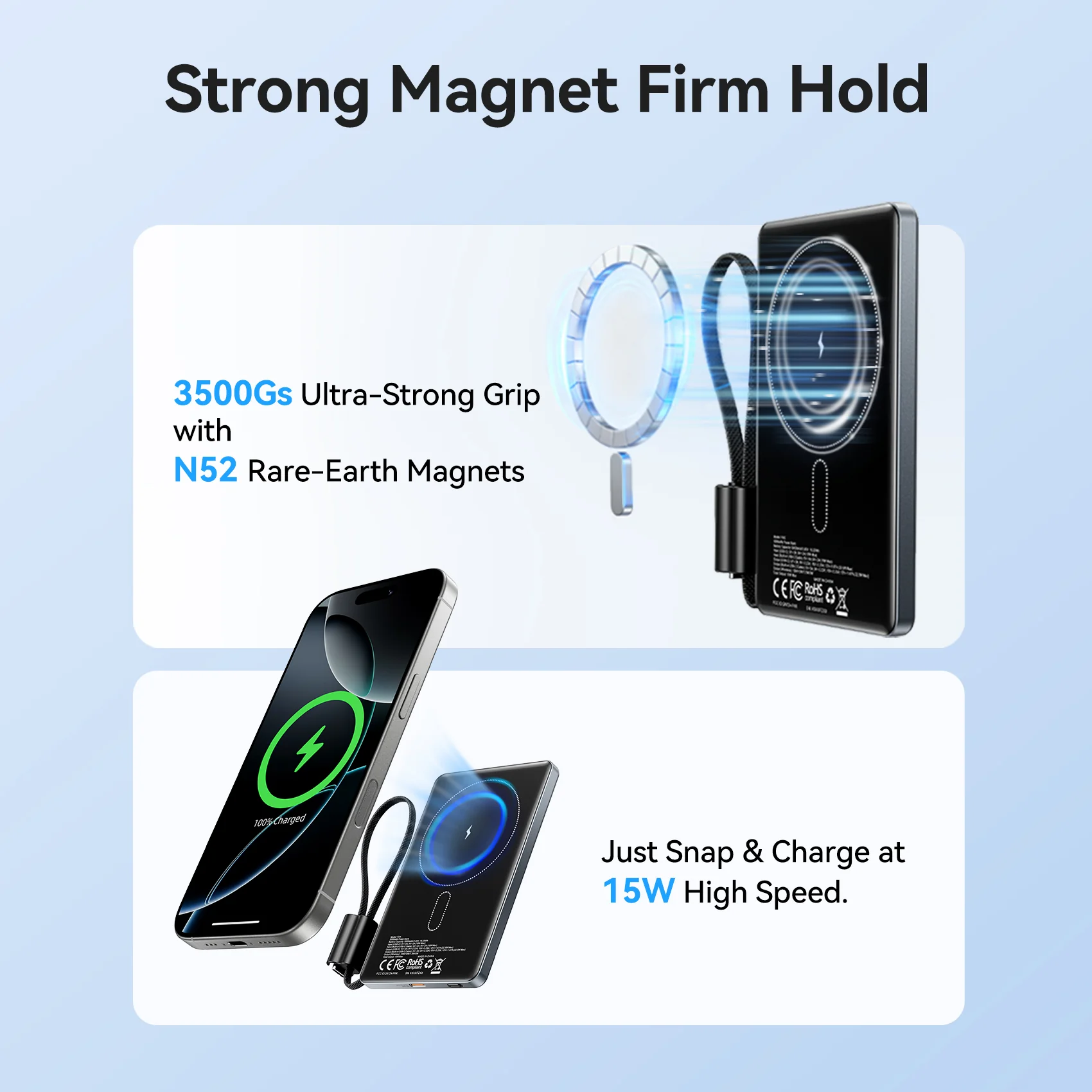 Vention 5000mAh Magnetic Wireless - Image 5