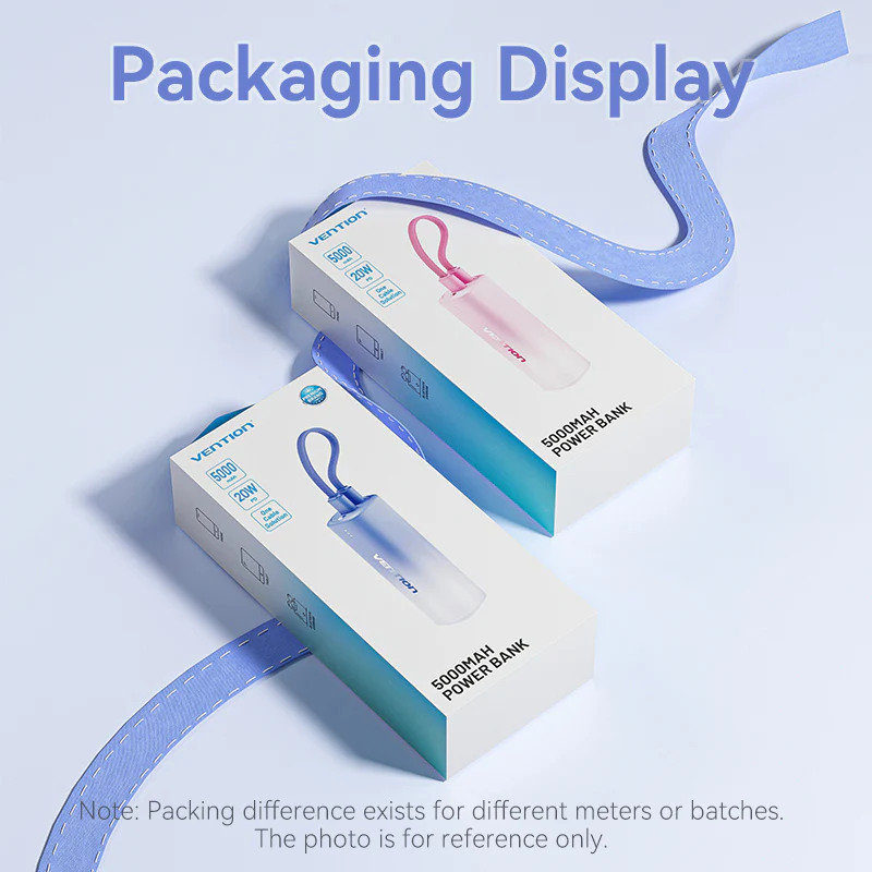 Vention 5000mAh Power Bank Compact with Built-in Cable——On Promotion - Image 14