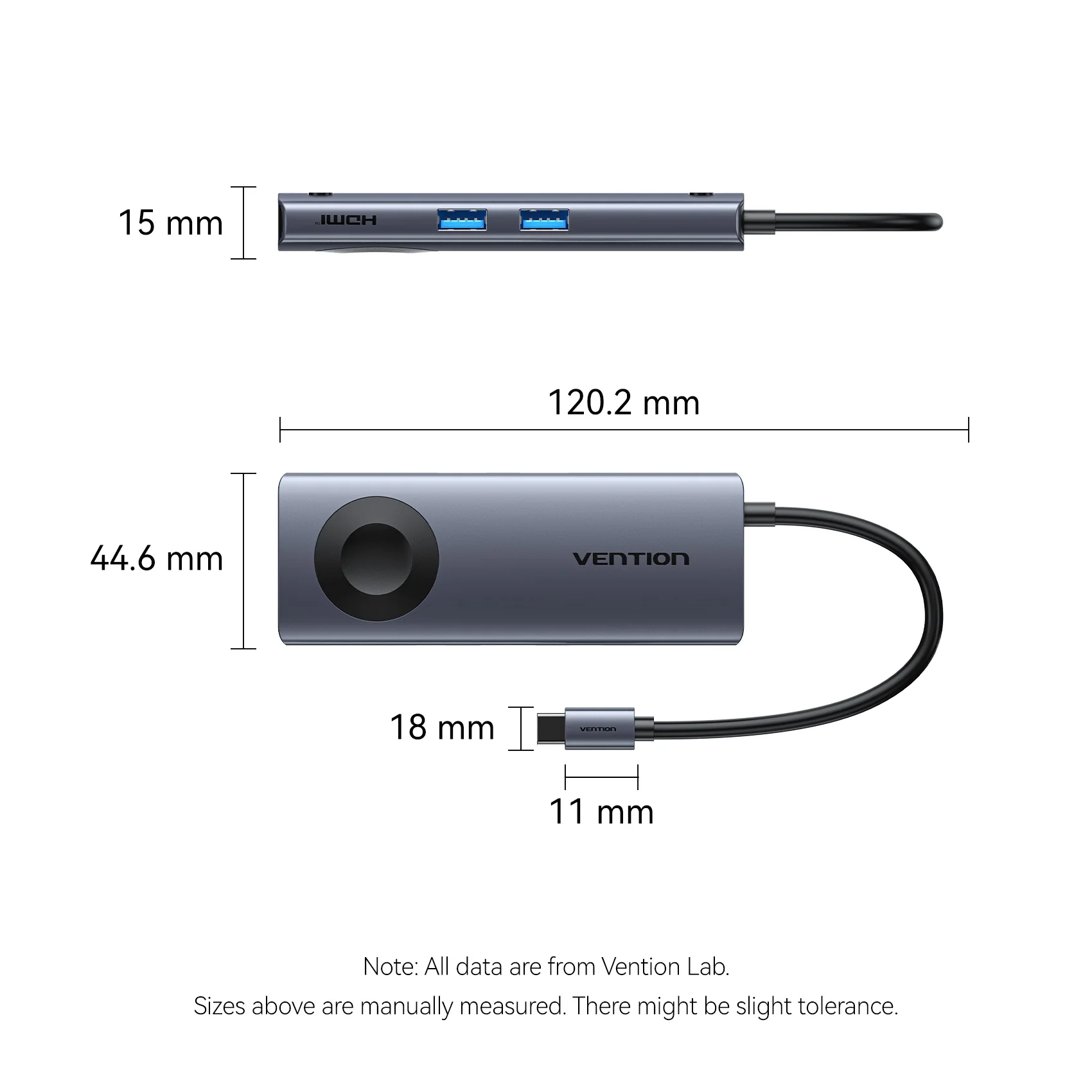 Vention 6-in-1 USB-C Wireless Charging Docking Station - Image 13