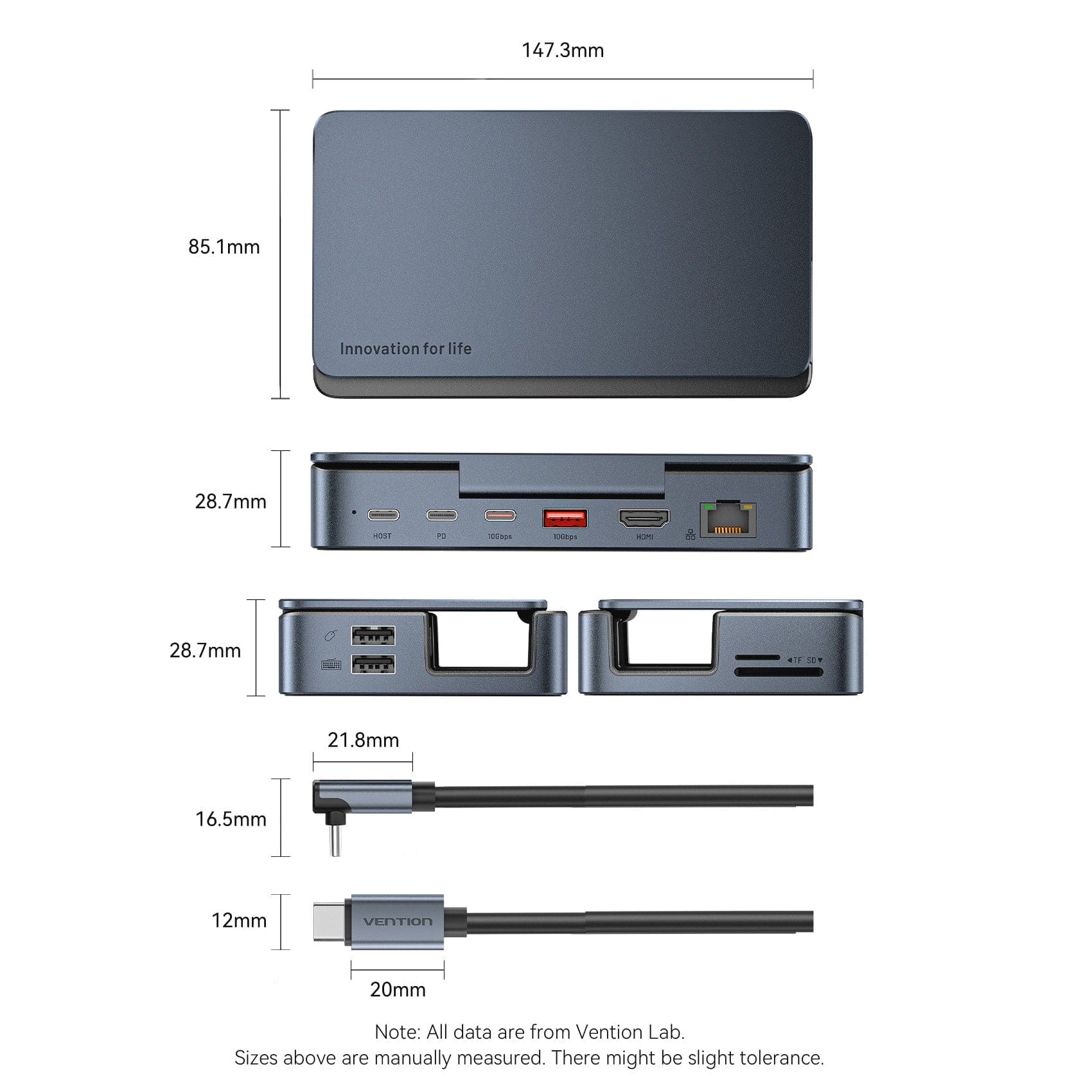 Vention 9-in-1 USB-C Gaming Docking Station - Image 13