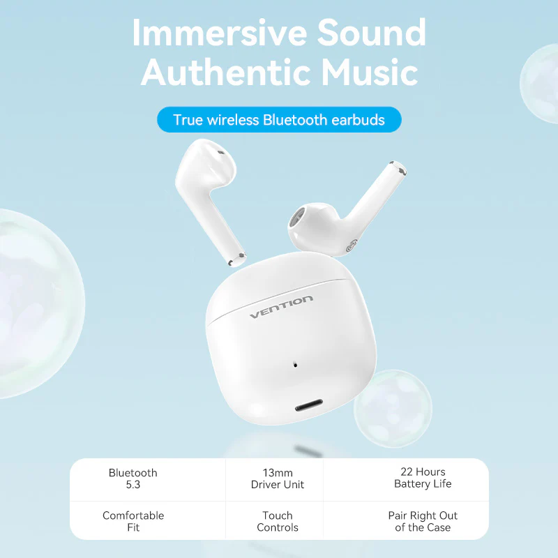 Vention True Wireless Bluetooth Earbuds - Image 3