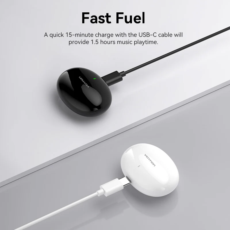 Vention Bluetooth 5.3 Earphones TWS True Wireless Earbuds - Image 13