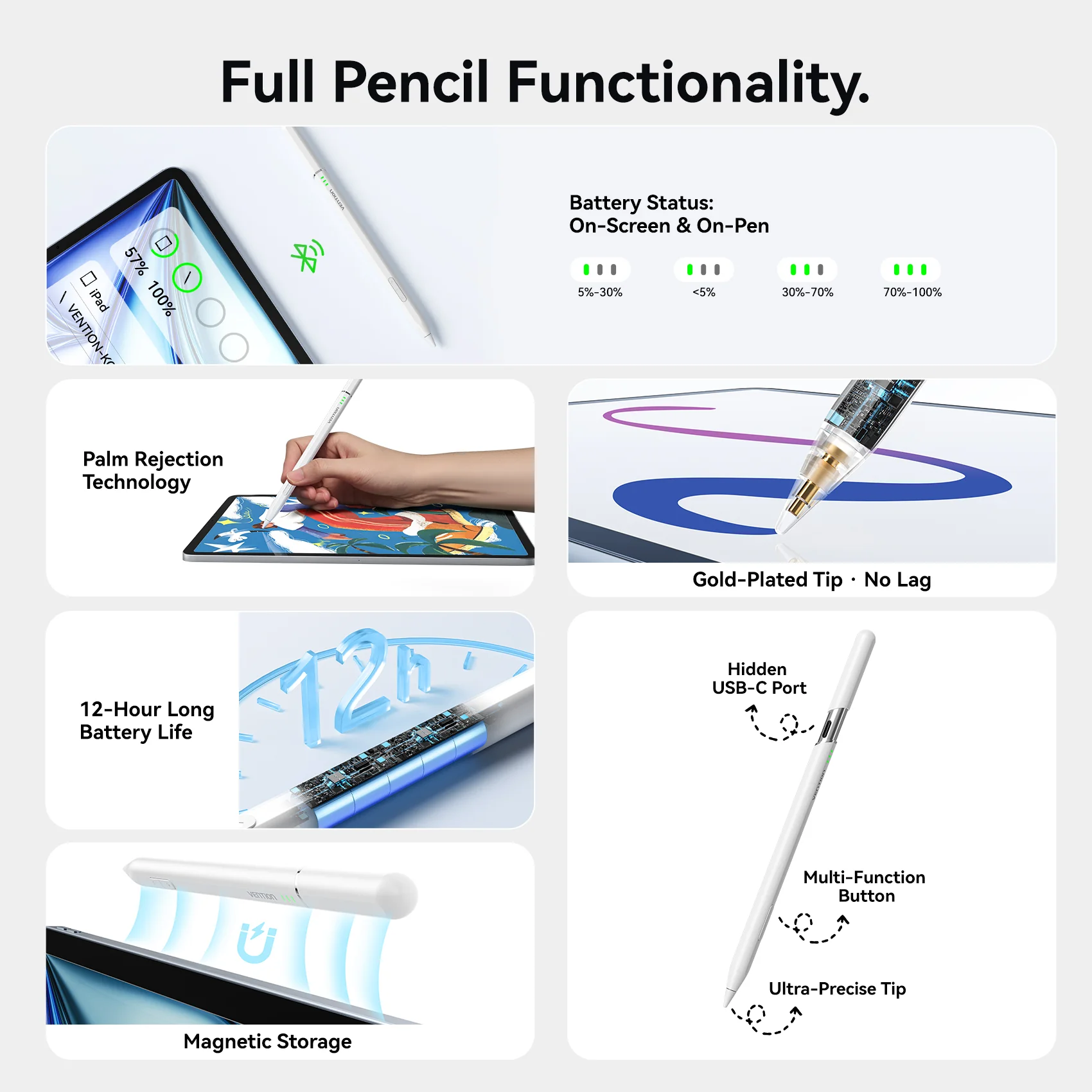 Vention Bluetooth Stylus Pen - Image 3