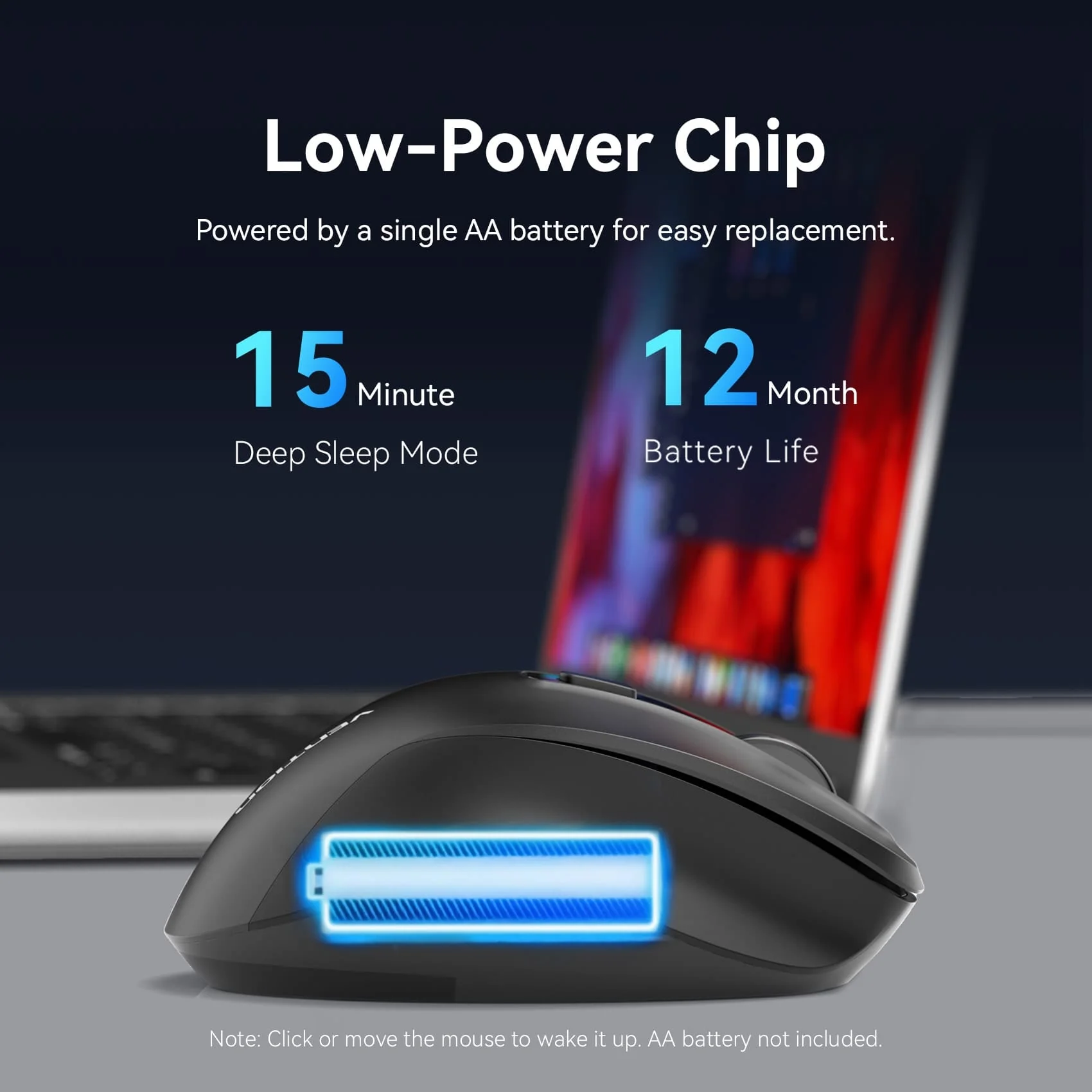 Vention Dual-Mode Wireless Ergonomic Mouse - Image 8