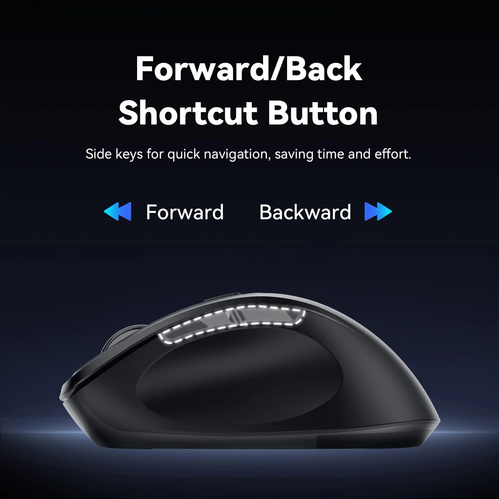 Vention Dual-Mode Wireless Ergonomic Mouse - Image 9
