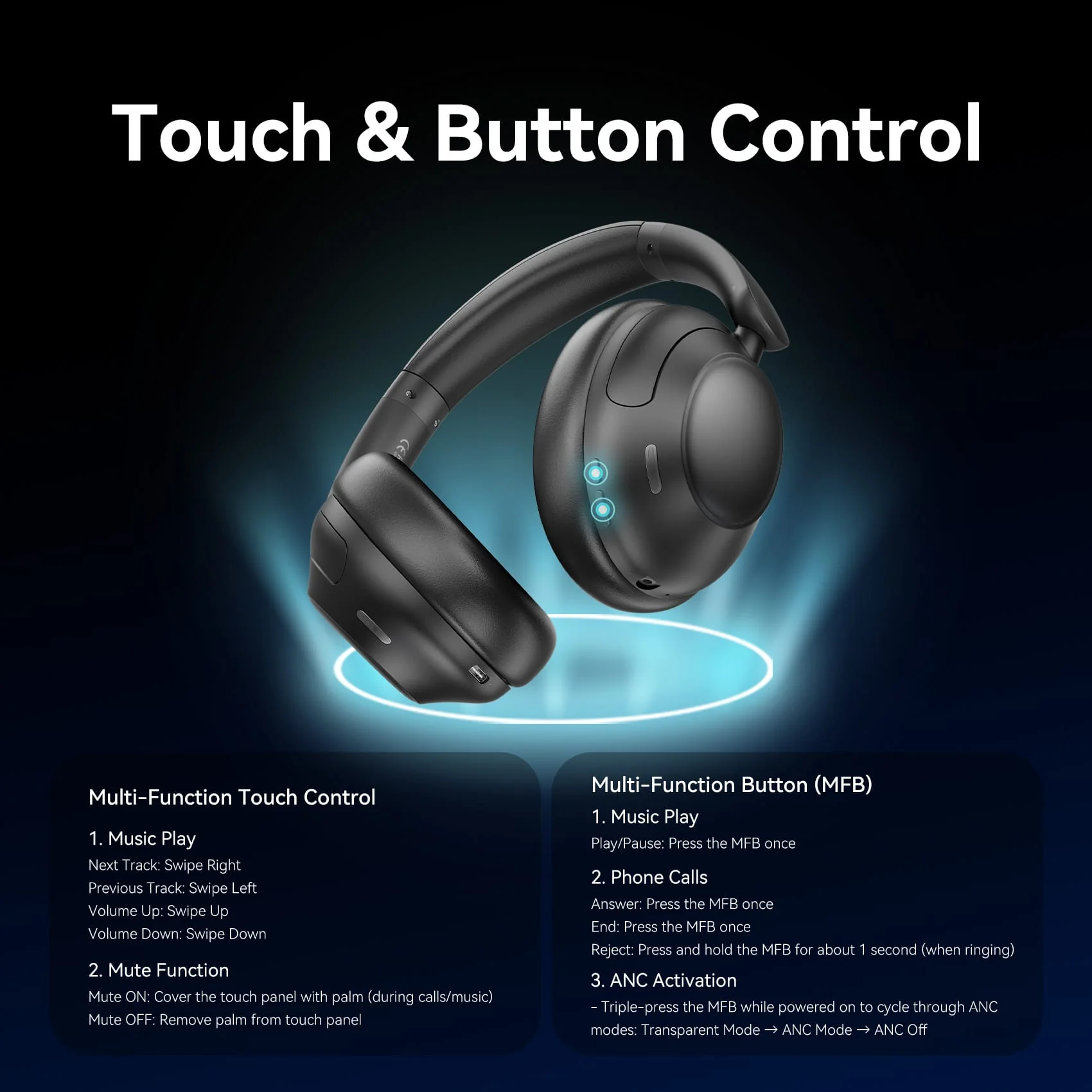 Vention Echo Clarity LH01 Wireless Headphone - Image 14