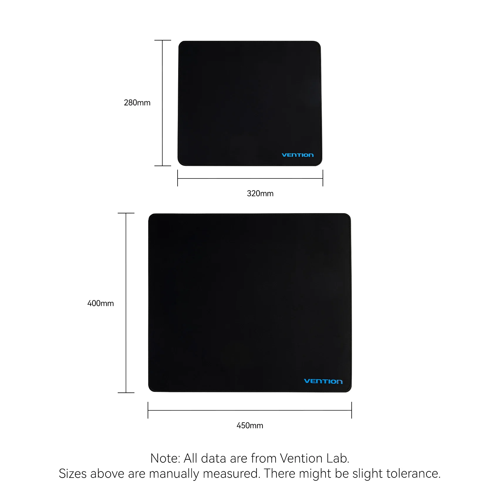 Vention Gaming Mouse Pad Smooth Surface Type Black - Image 11