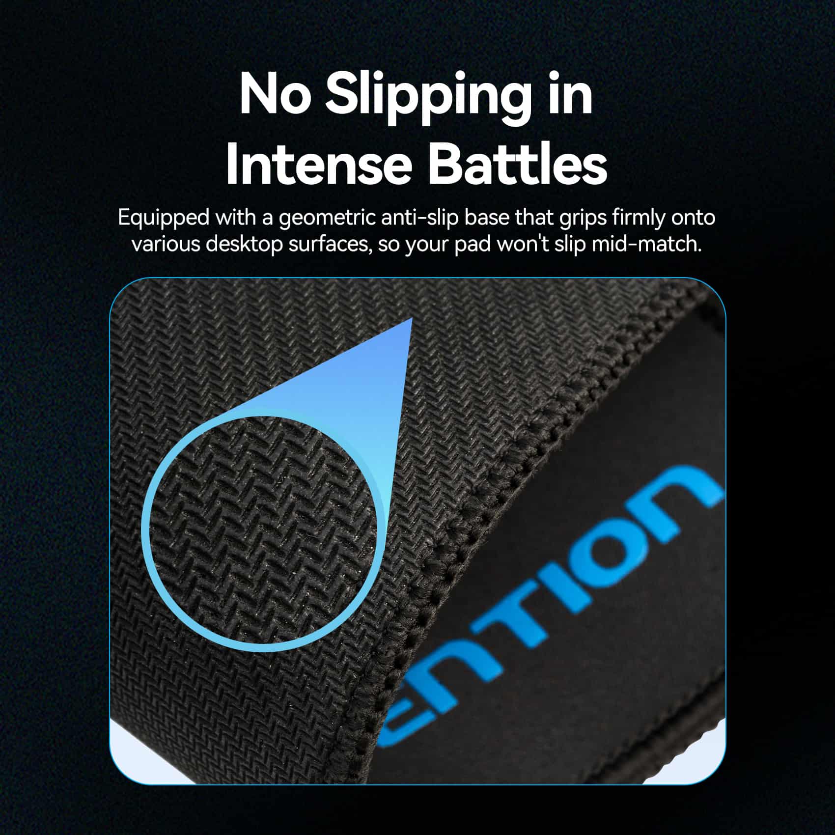 Vention Gaming Mouse Pad Smooth Surface Type Black - Image 5
