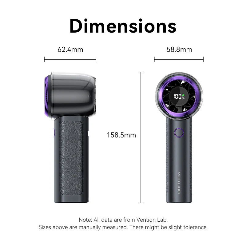 Vention Handheld High-Speed Fan - Image 14