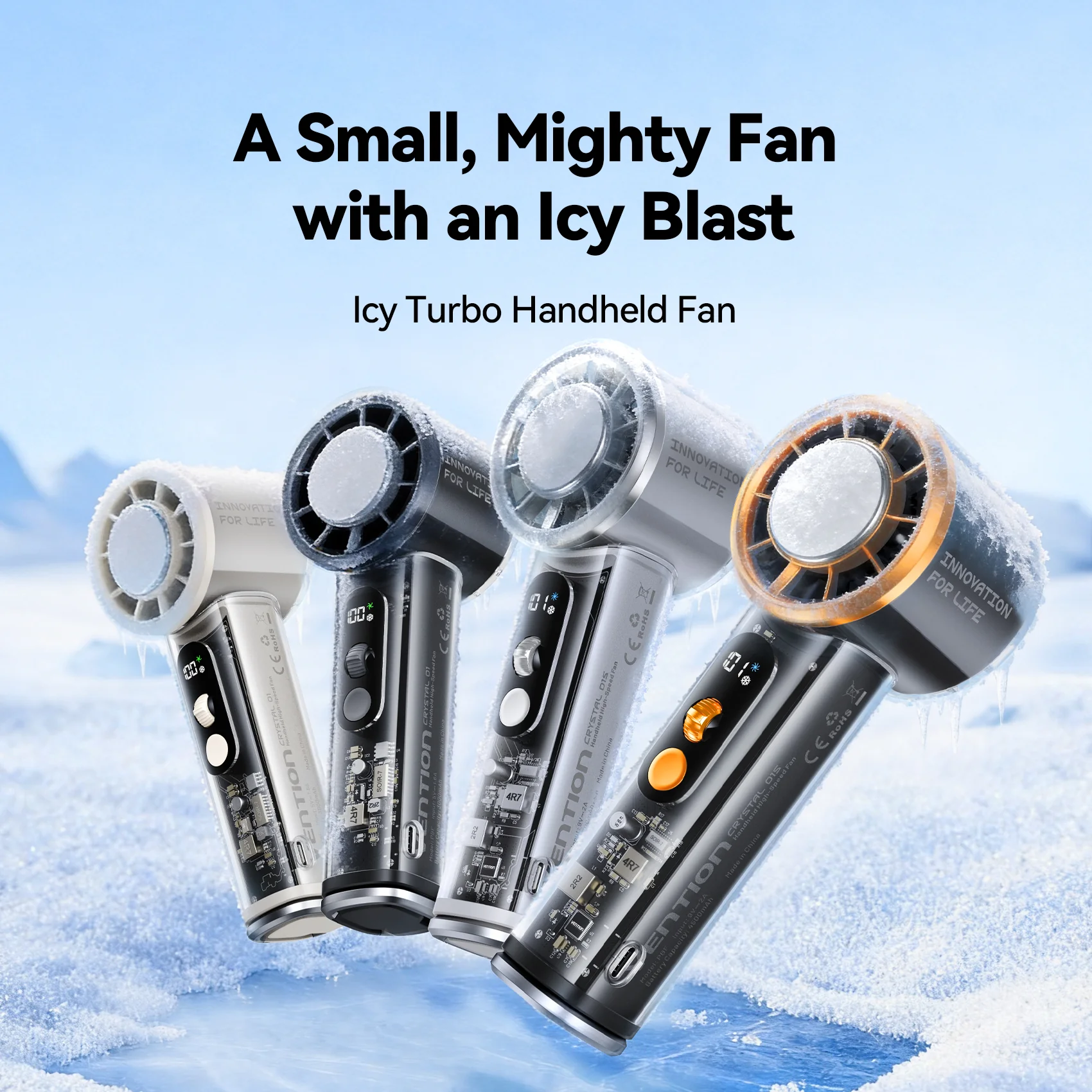 Vention Icy Turbo Handheld Fan - Image 3
