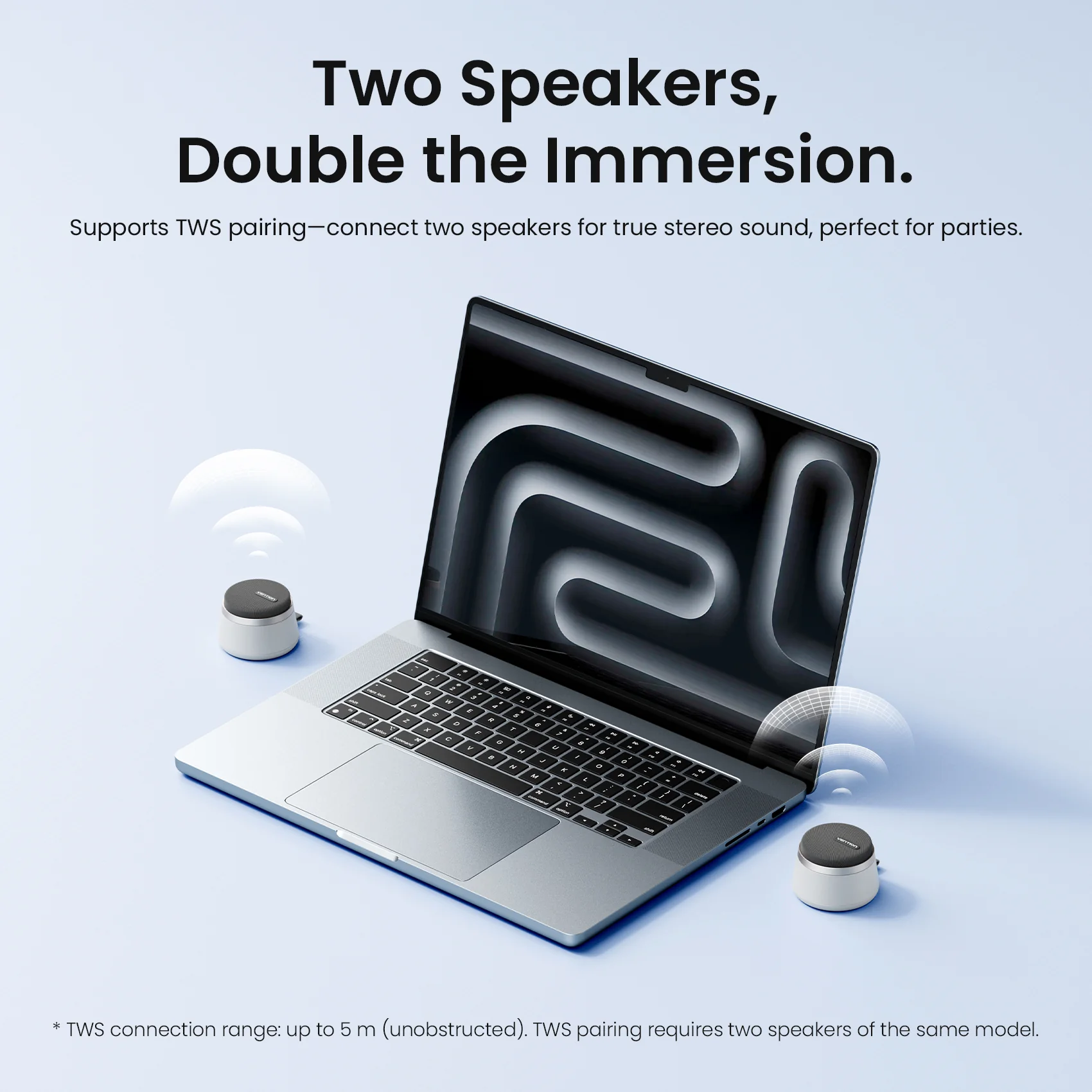 Vention Koobu K11 Magnetic Wireless Speaker - Image 8