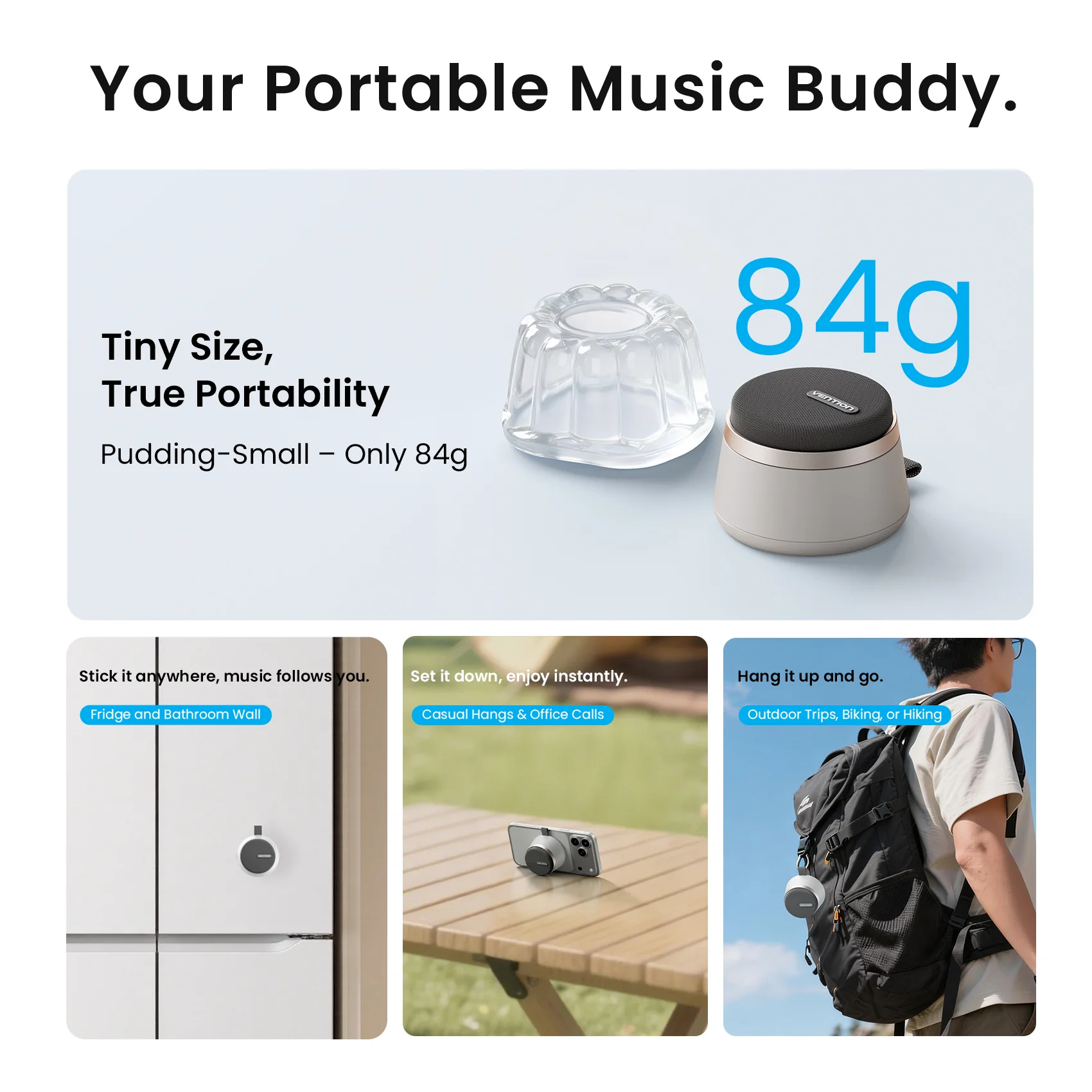 Vention Koobu K11 Magnetic Wireless Speaker - Image 9