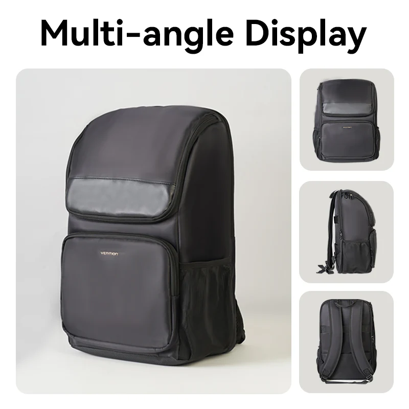 Vention Laptop Backpack (45cm x 28cm x 15cm) Black - Image 11