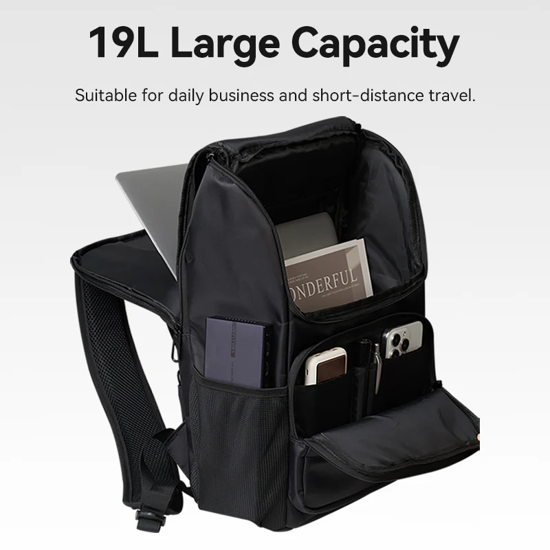 Vention Laptop Backpack (45cm x 28cm x 15cm) Black - Image 3