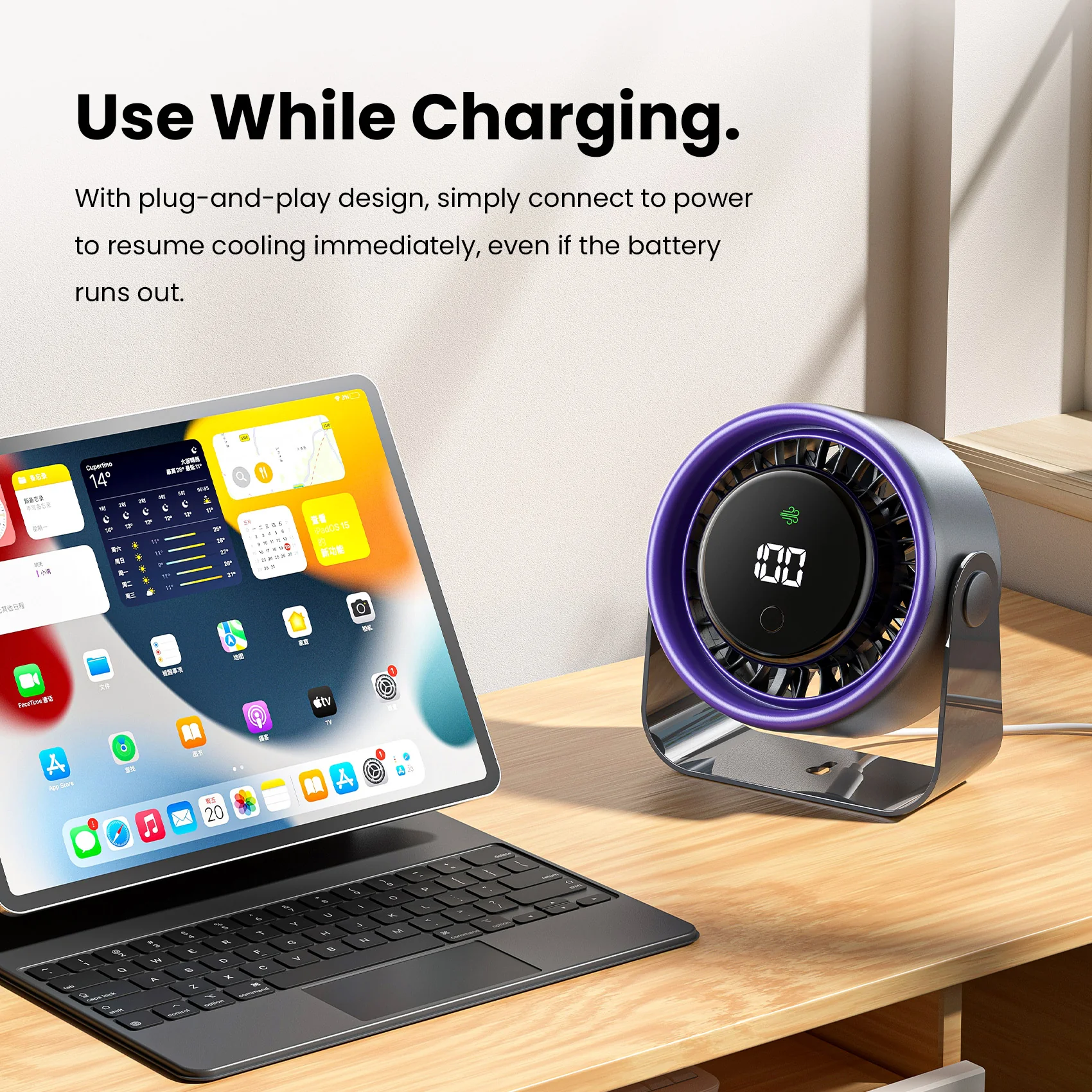 Vention lite 01 Desktop Air Circulation Fan - Image 10