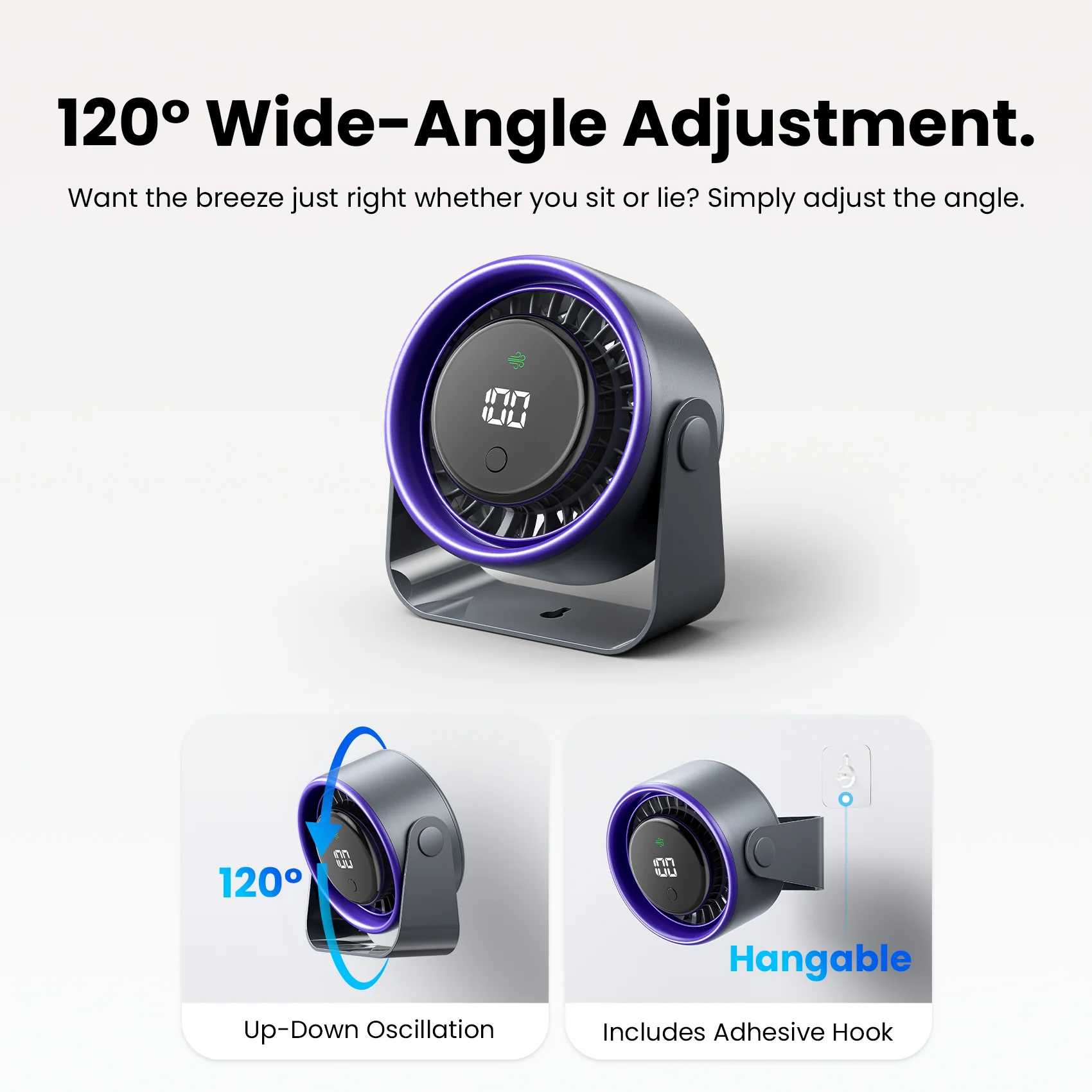 Vention lite 01 Desktop Air Circulation Fan - Image 8
