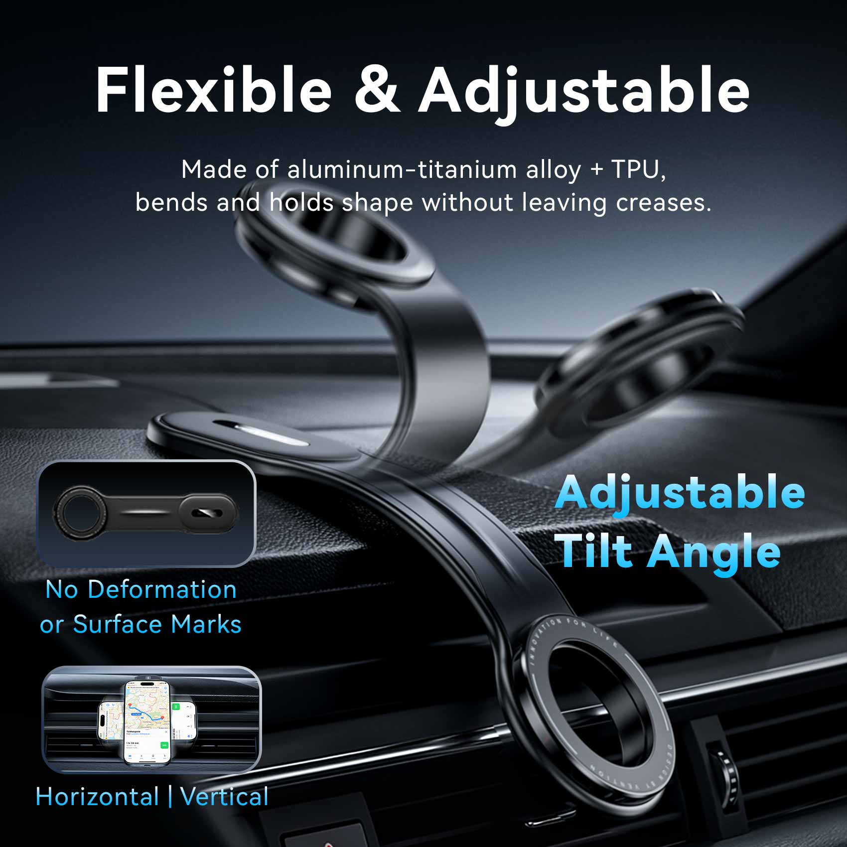 Vention Magnetic Car Phone Mount - Image 4