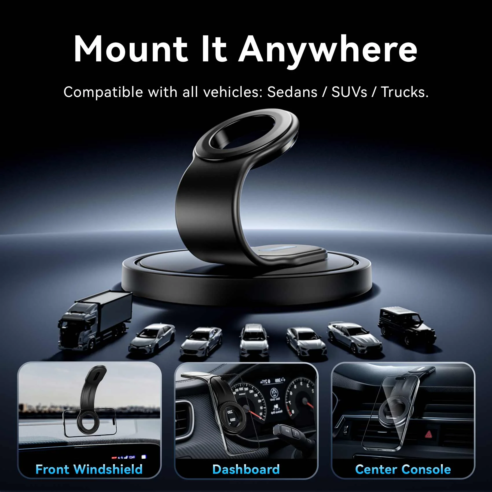 Vention Magnetic Car Phone Mount - Image 7
