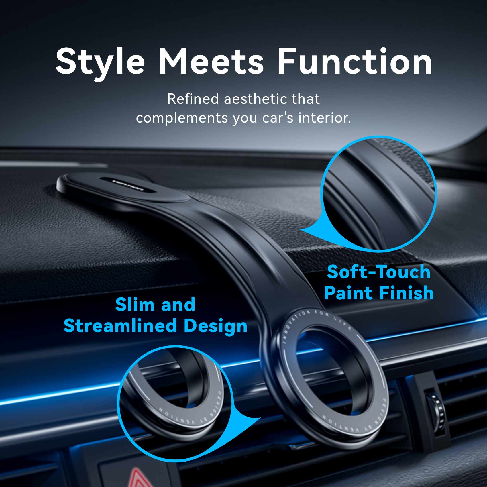 Vention Magnetic Car Phone Mount - Image 9