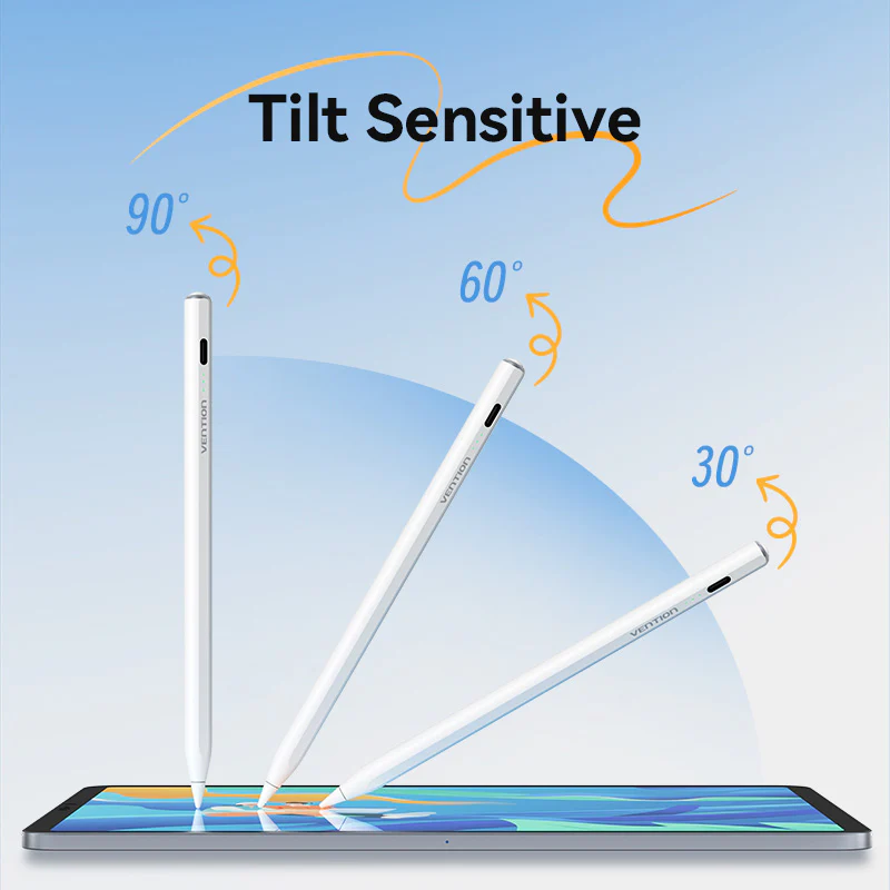 Vention Stylus Pen for iPad with Palm Rejection & Touch Switch White - Image 7