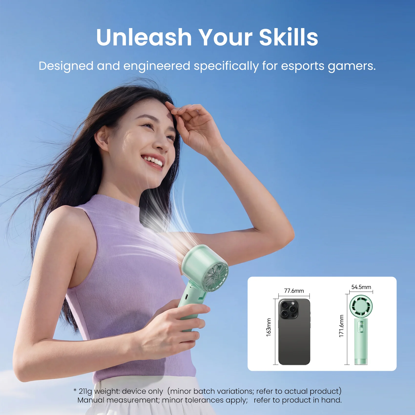 Vention Ultra-Light Foldable Handheld Fan - Image 11