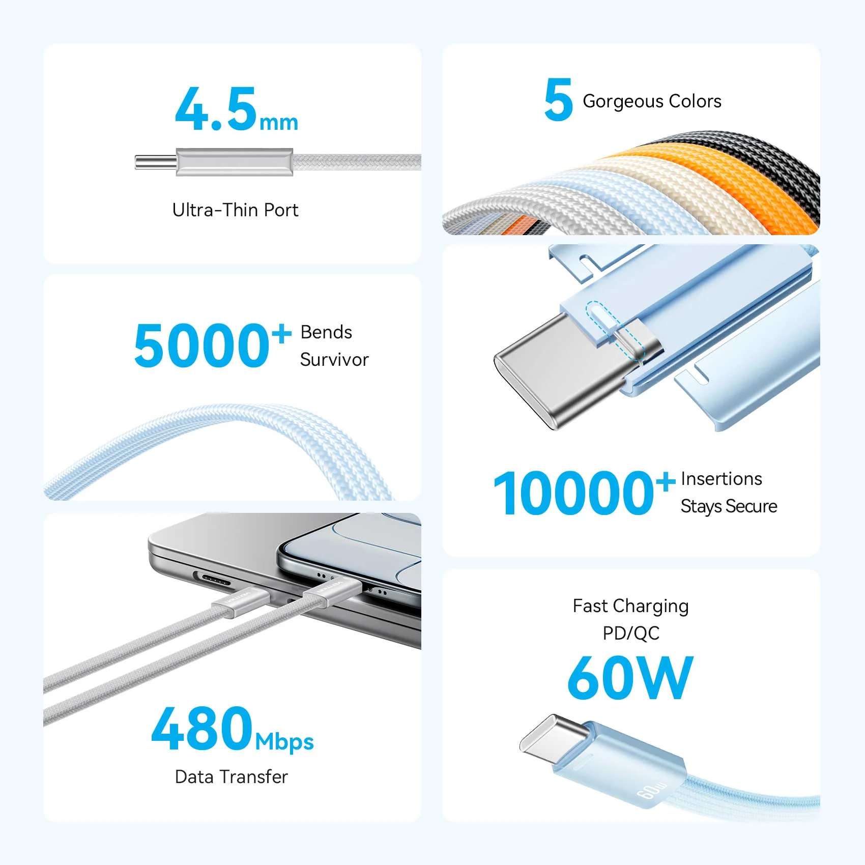 Vention USB 2.0 Type-C Cable - Image 7