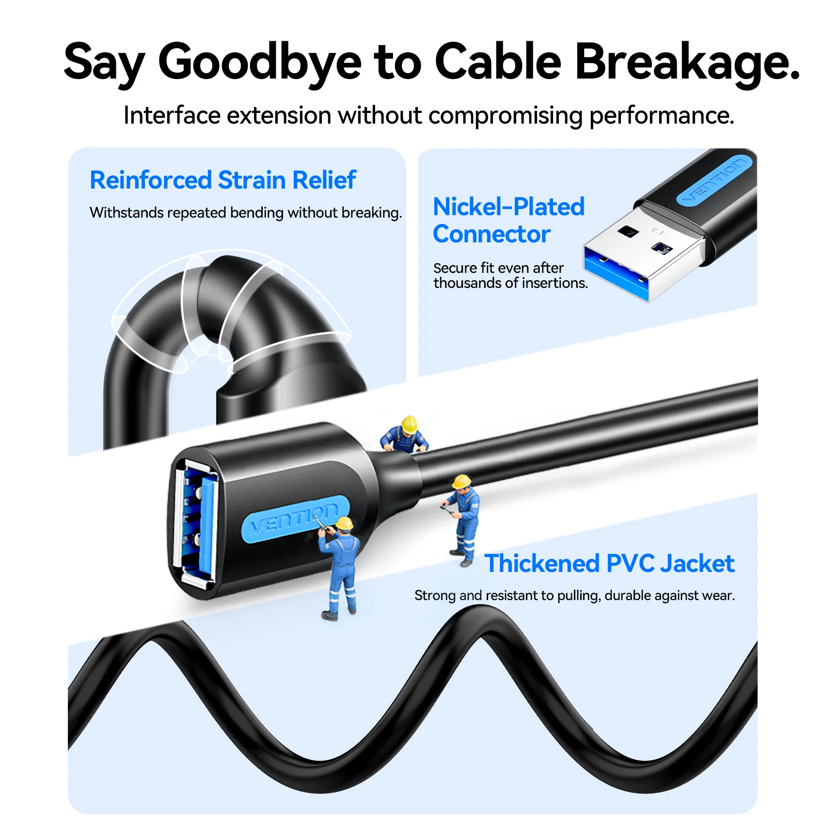 Vention USB 3.2 Extension Cable - Image 8