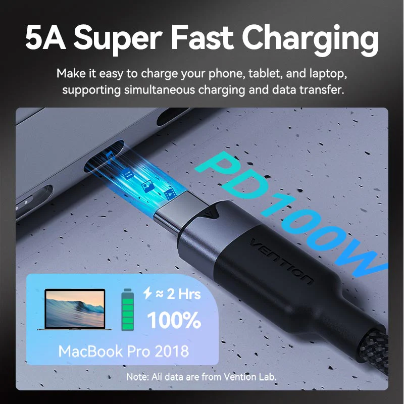 Vention USB 3.2 Gen2 C Male to C Female 10Gbps Extension Cable Aluminum Alloy Type - Image 8
