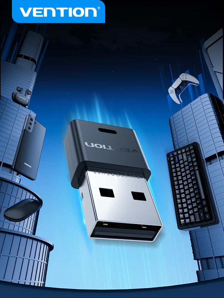 Vention USB Bluetooth 5.3 Adapter Black Mini Type - Image 15