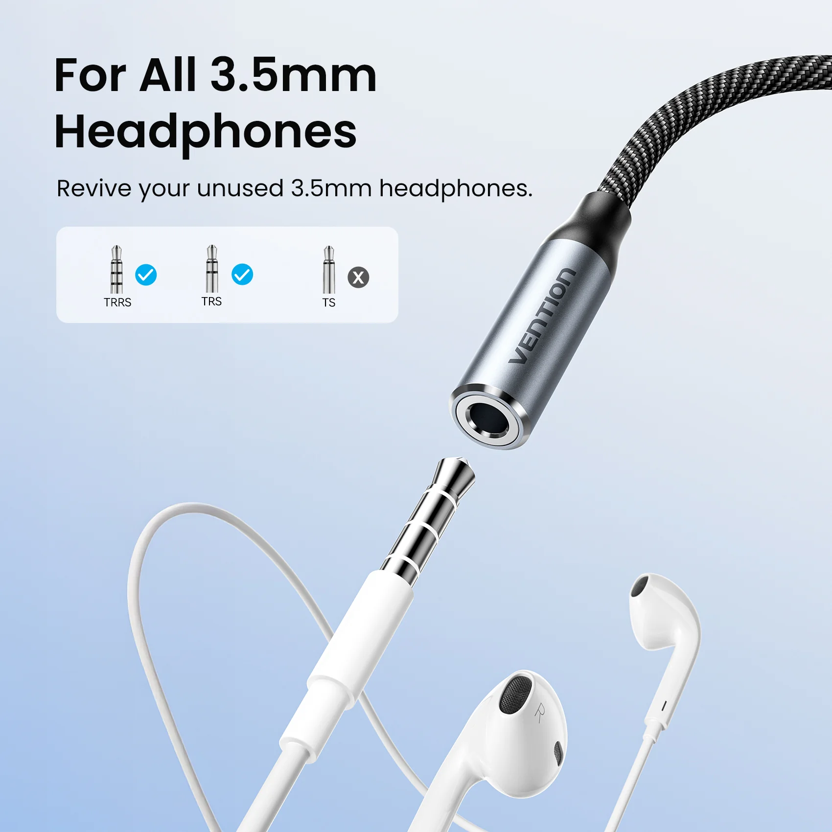 Vention USB-C Male to 3.5mm Female Audio Adapter - Image 4