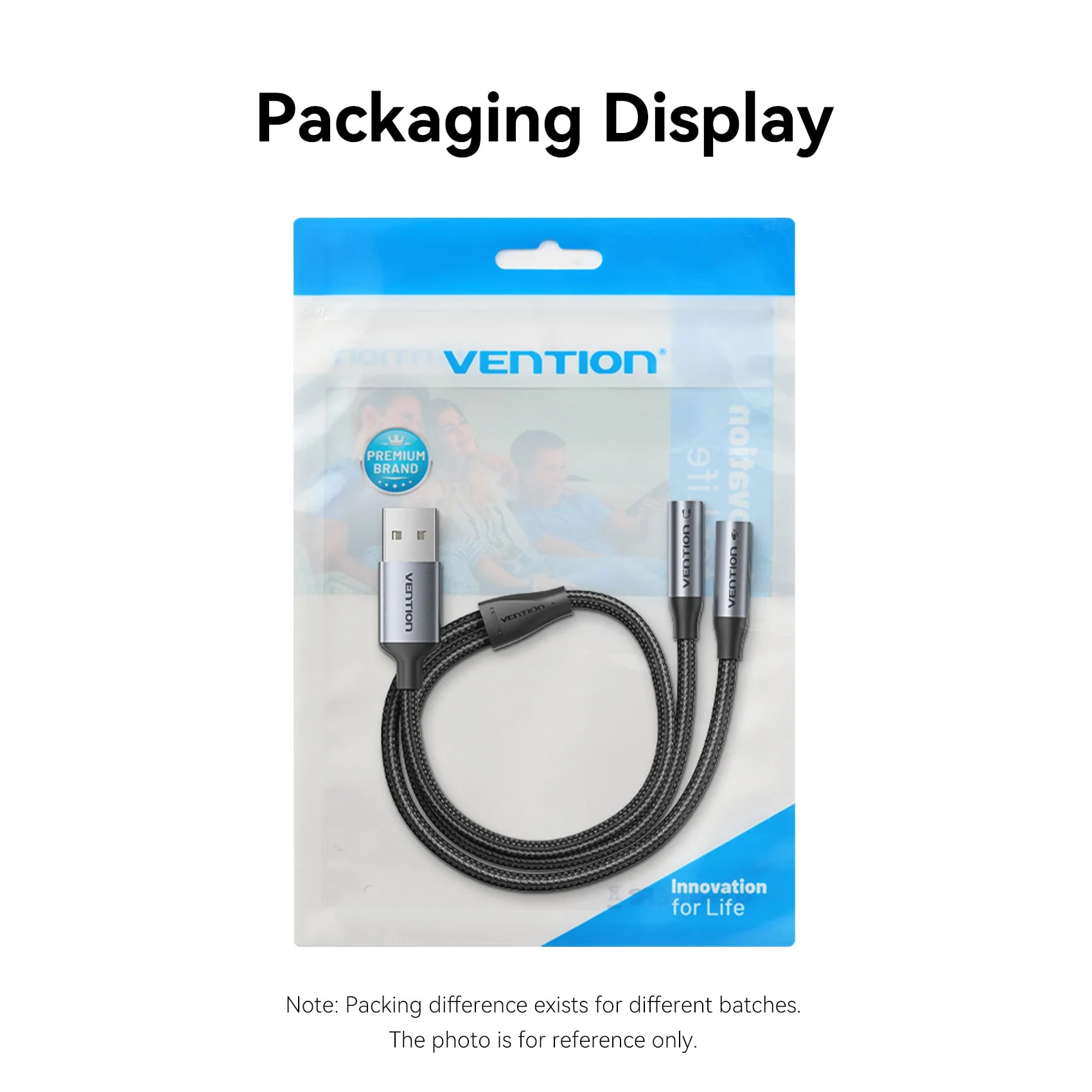 Vention 2-Port USB External Sound Card 0.25M Gray - Image 11