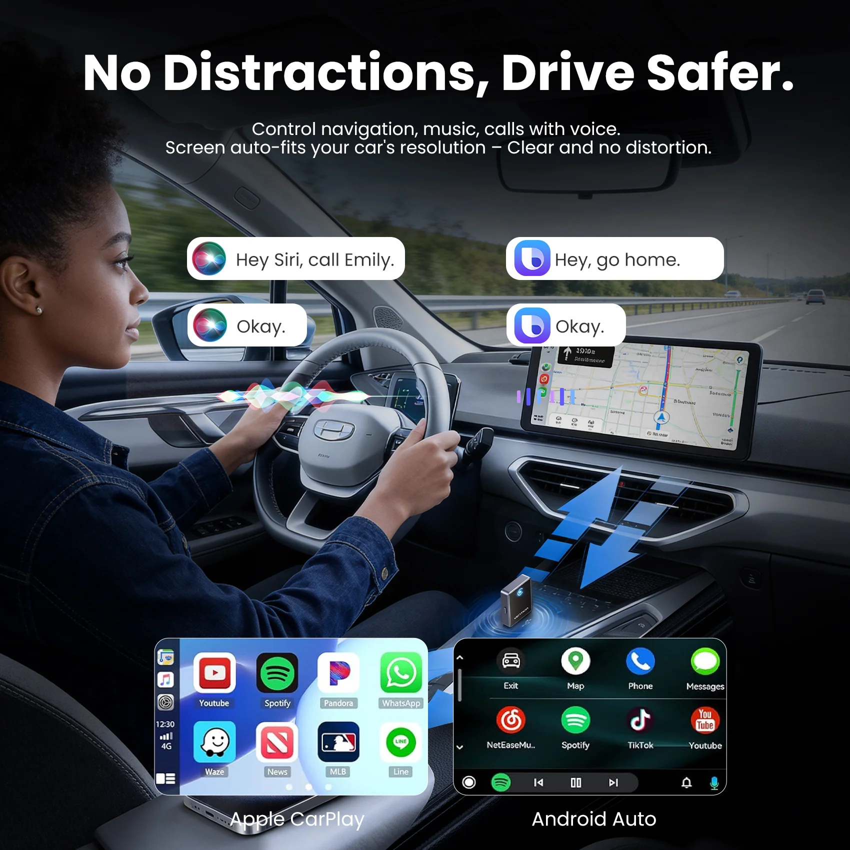 Vention Wireless CarPlay Adapter - Image 4