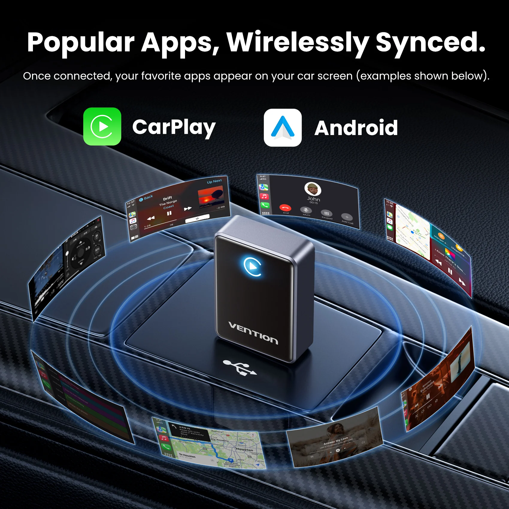 Vention Wireless CarPlay Adapter - Image 5