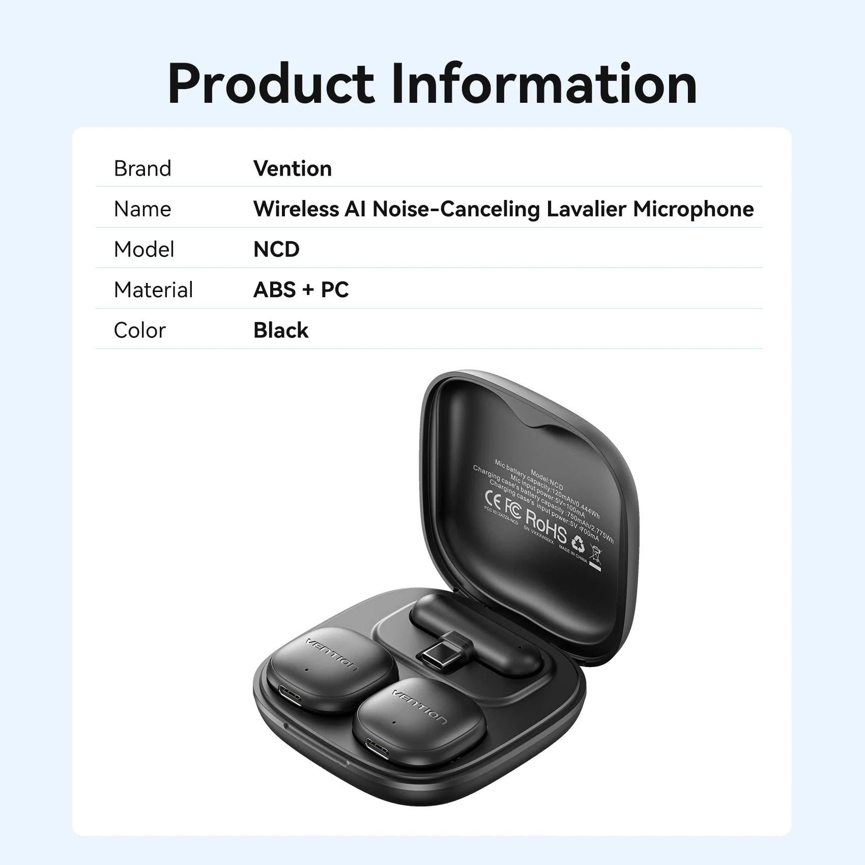 Vention Wireless Clip-On Microphone - Image 10