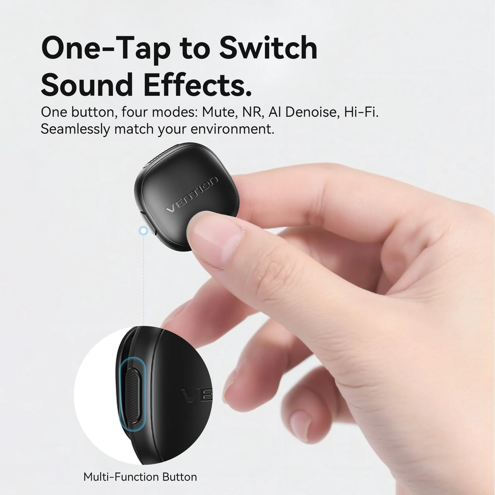 Vention Wireless Clip-On Microphone - Image 6