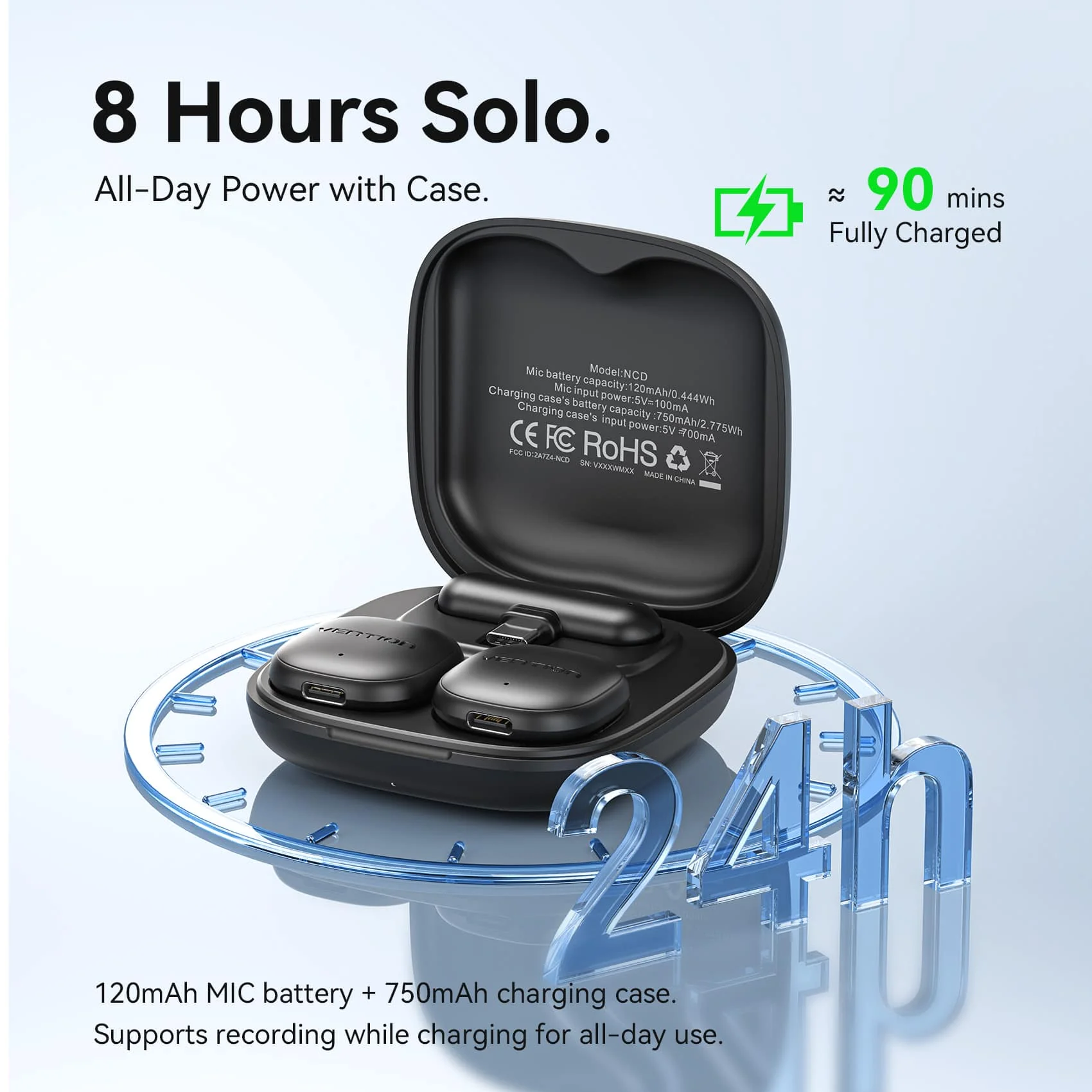 Vention Wireless Clip-On Microphone - Image 8