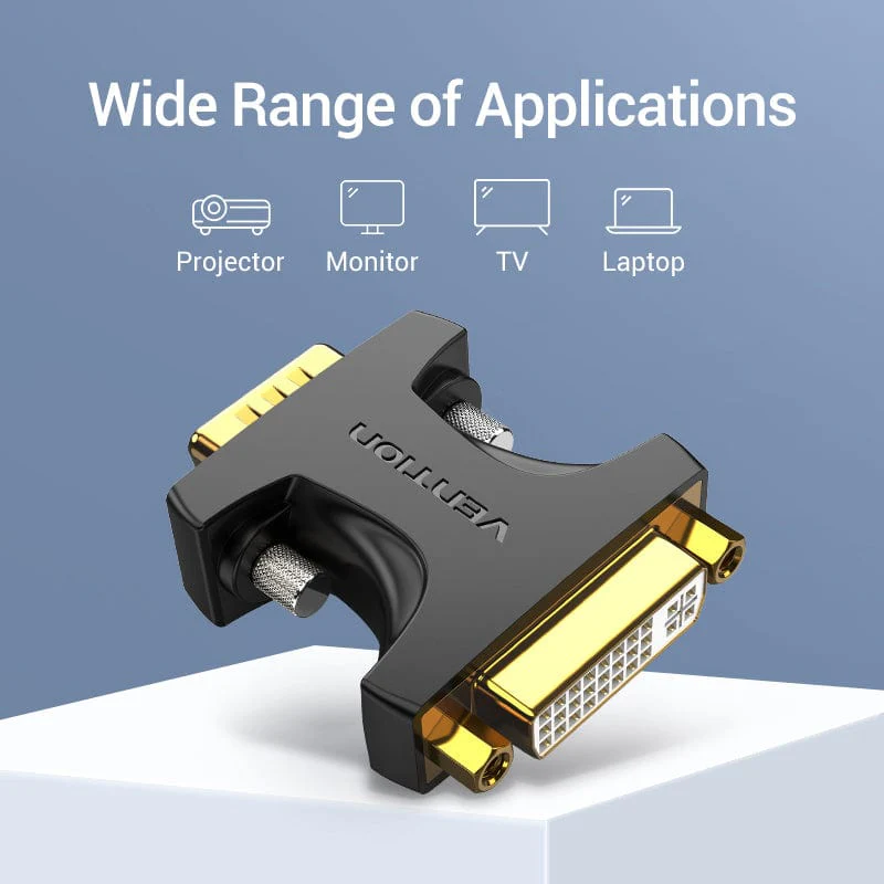 Vention VGA Male to DVI Female Adapter Black - Image 5