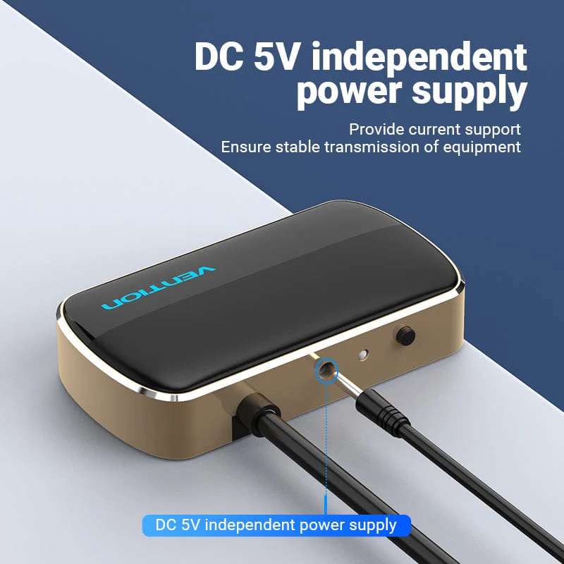 Vention 1 In 2 Out VGA Splitter 1m Black - Image 5