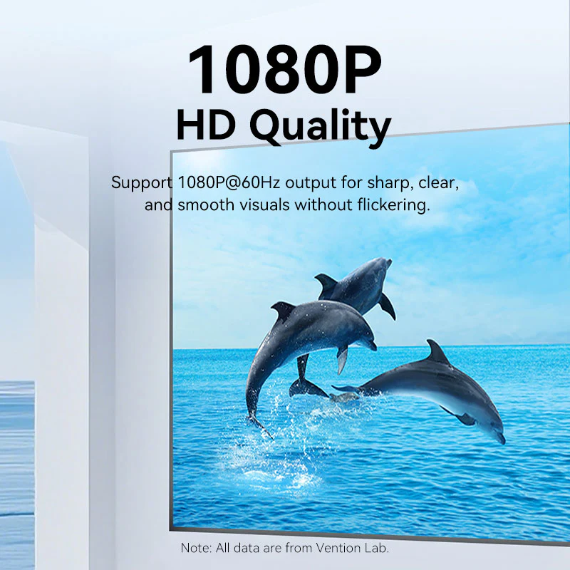 Vention VGA to HDMI™ Converter with Female Micro USB and Audio Port - Image 3