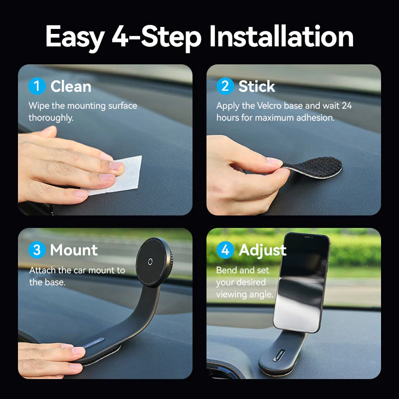 Vention Wireless Car Mount Charger - Image 3
