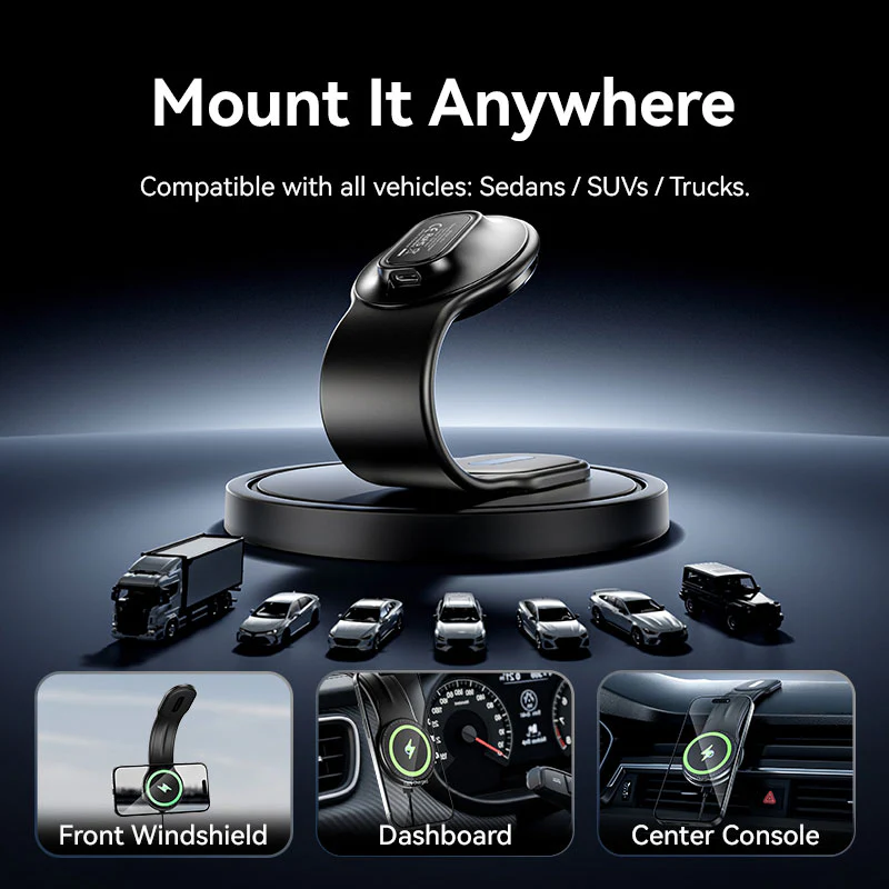 Vention Wireless Car Mount Charger - Image 14