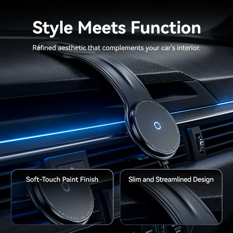 Vention Wireless Car Mount Charger - Image 3