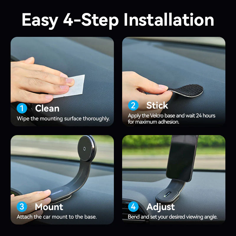 Vention Wireless Car Mount Charger - Image 4