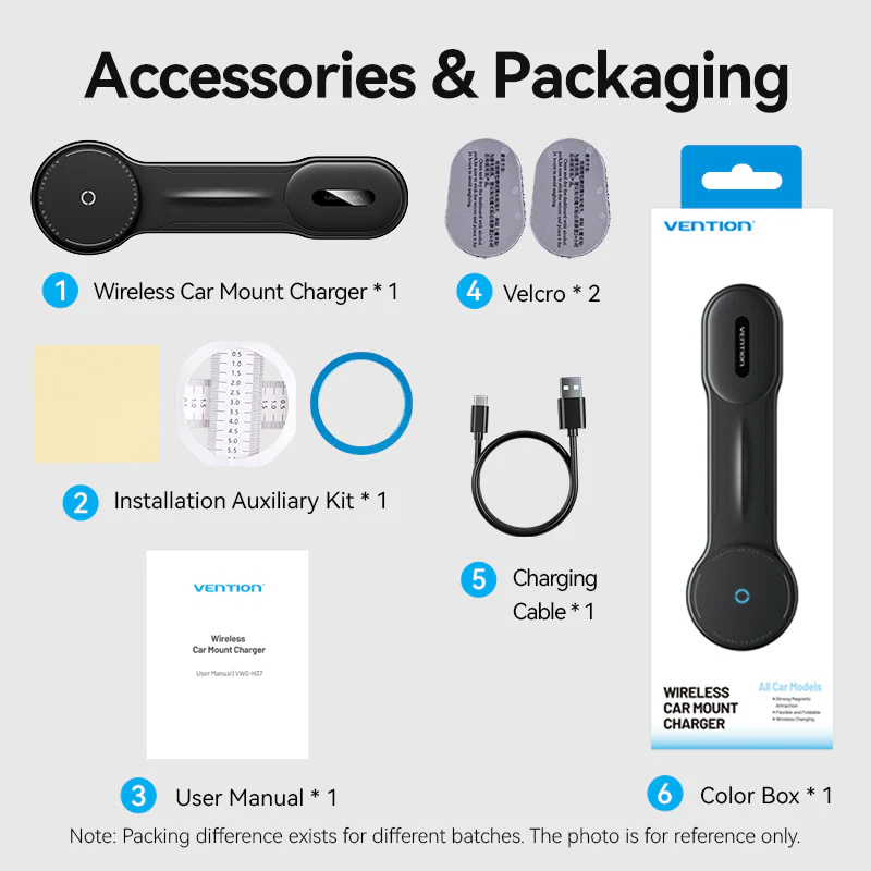 Vention Wireless Car Mount Charger - Image 7