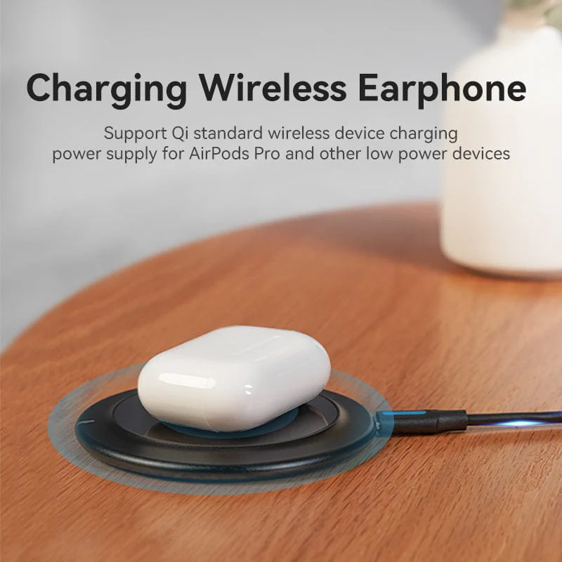 Vention Wireless Charger 15W Black Mirrored Surface Type - Image 5